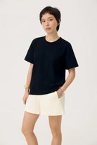 3EIGHTH | Everyday Reversible Tee in Black & Steel Grey