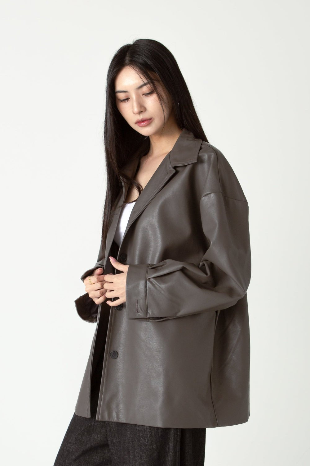 SAERO COLLECTIVE | Gajuk Oversized Jacket | Charcoal Grey
