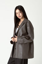 SAERO COLLECTIVE | Gajuk Oversized Jacket | Charcoal Grey