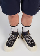 PROJECTWEAR | Farrell Mid Cut Leather Sneaker Grey