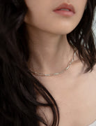 SAERO COLLECTIVE | Hayan Link Necklace | Silver