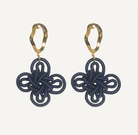 THE ANTECEDANT STORE | E - Statement Auspicious Knot Earrings S1 (Blue)