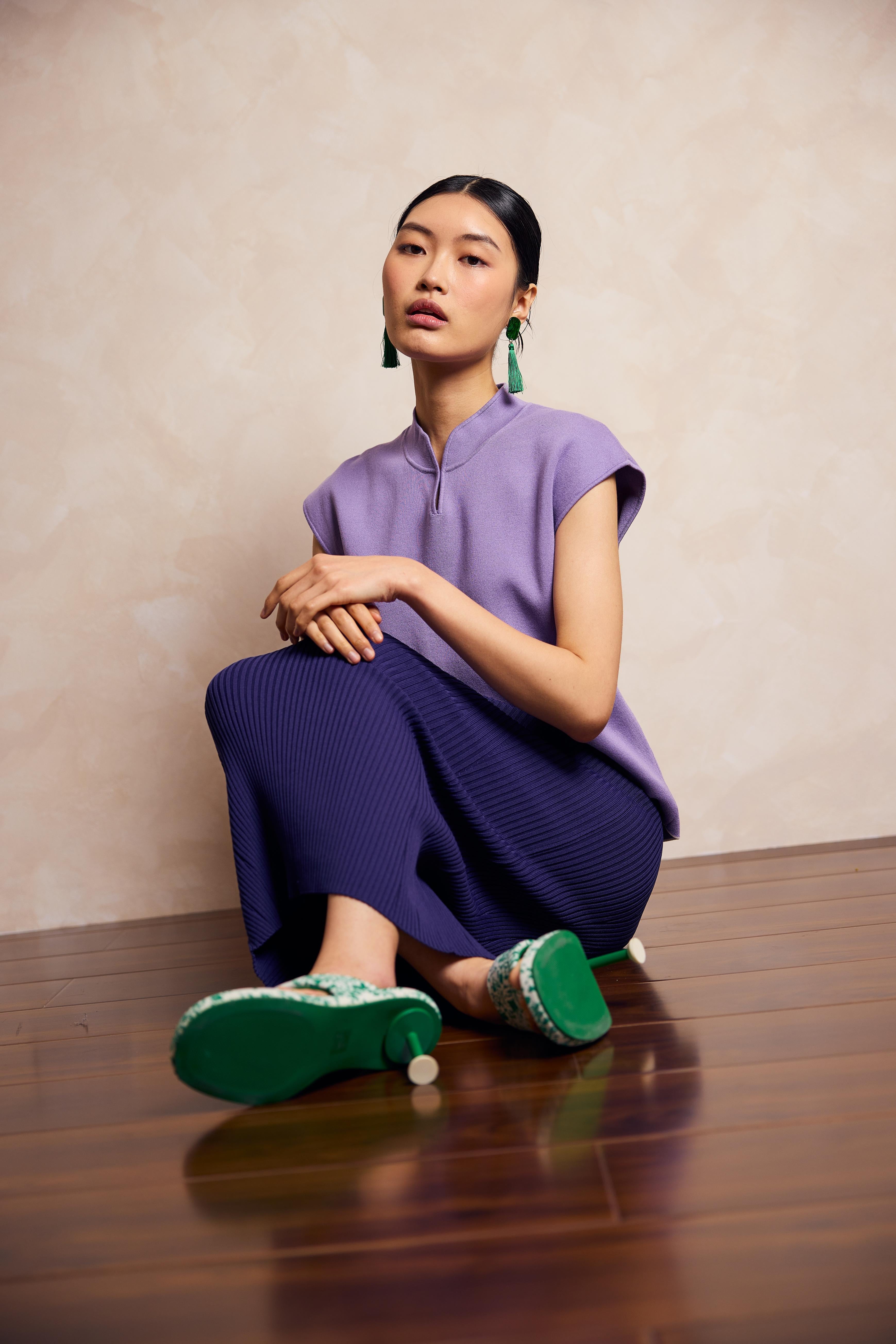 GIN LEE STUDIO | Kyla Top | Purple