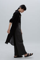 SAERO COLLECTIVE | Oreum Shirt V. 1 [Long Ver.] | Black