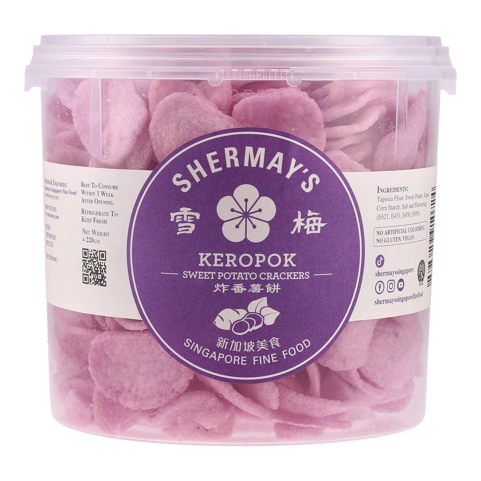 SHERMAY'S SINGAPORE FINE FOOD | Sweet Potato Cracker Bucket