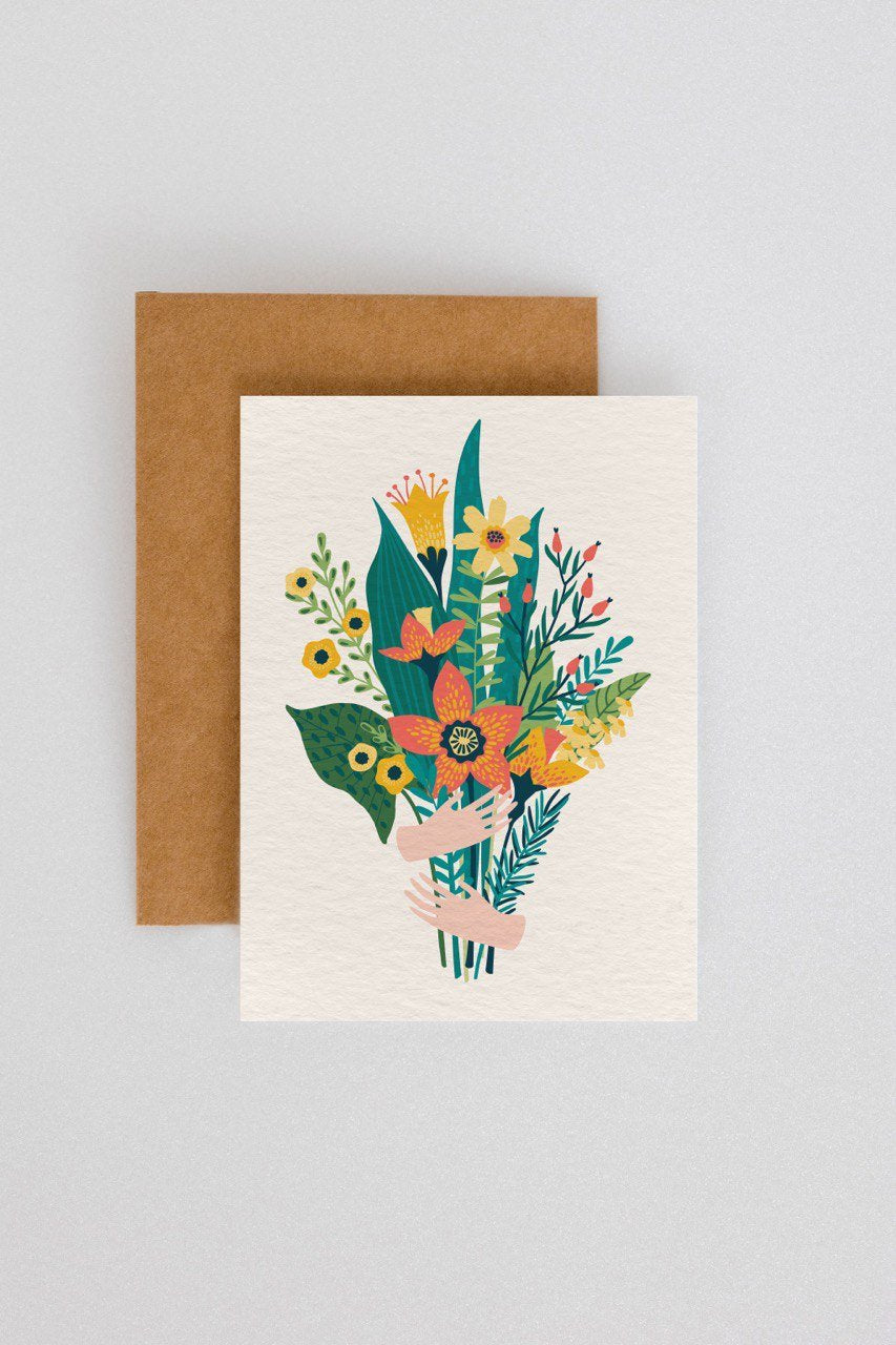 PURPLE AND PURE | Plantable Greeting Card | Secret Garden