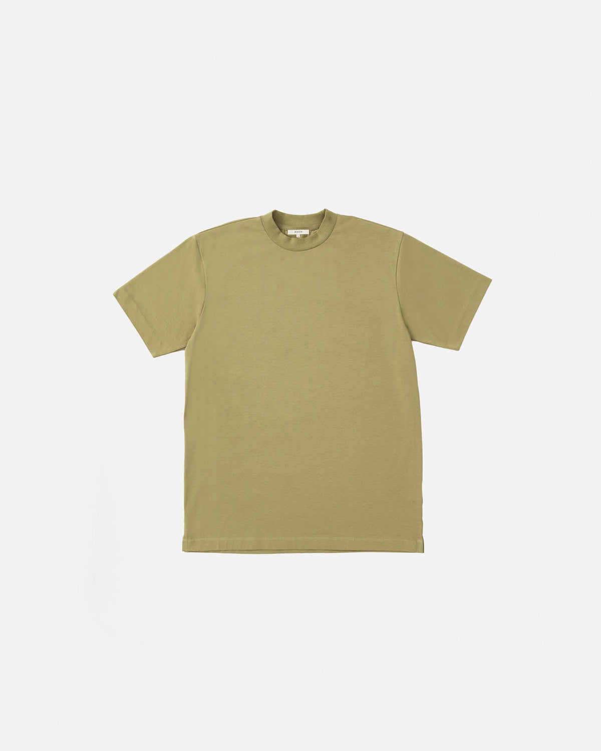 HOUSE OF ANON | Arlo Mock Neck Tee, Jersey