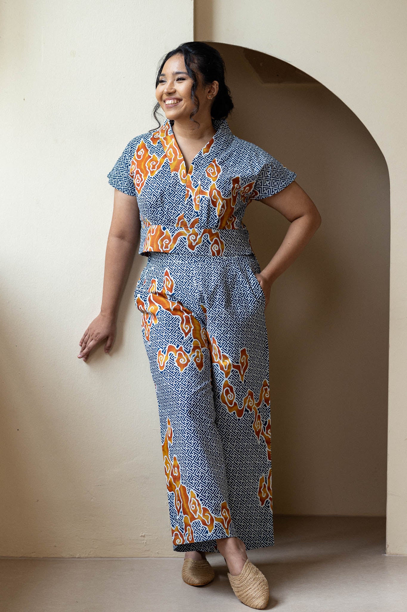 STUDIO GYPSIED | Batik Signature Culottes In Tumbuh Indigo