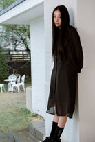 SAERO COLLECTIVE | Oreum Shirt V. 1 [Long Ver.] | Black
