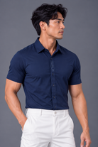 WRLD | PERFORMANCE S/S SHIRT | NAVY