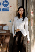 SAERO COLLECTIVE | Split Layer Top | Ivory