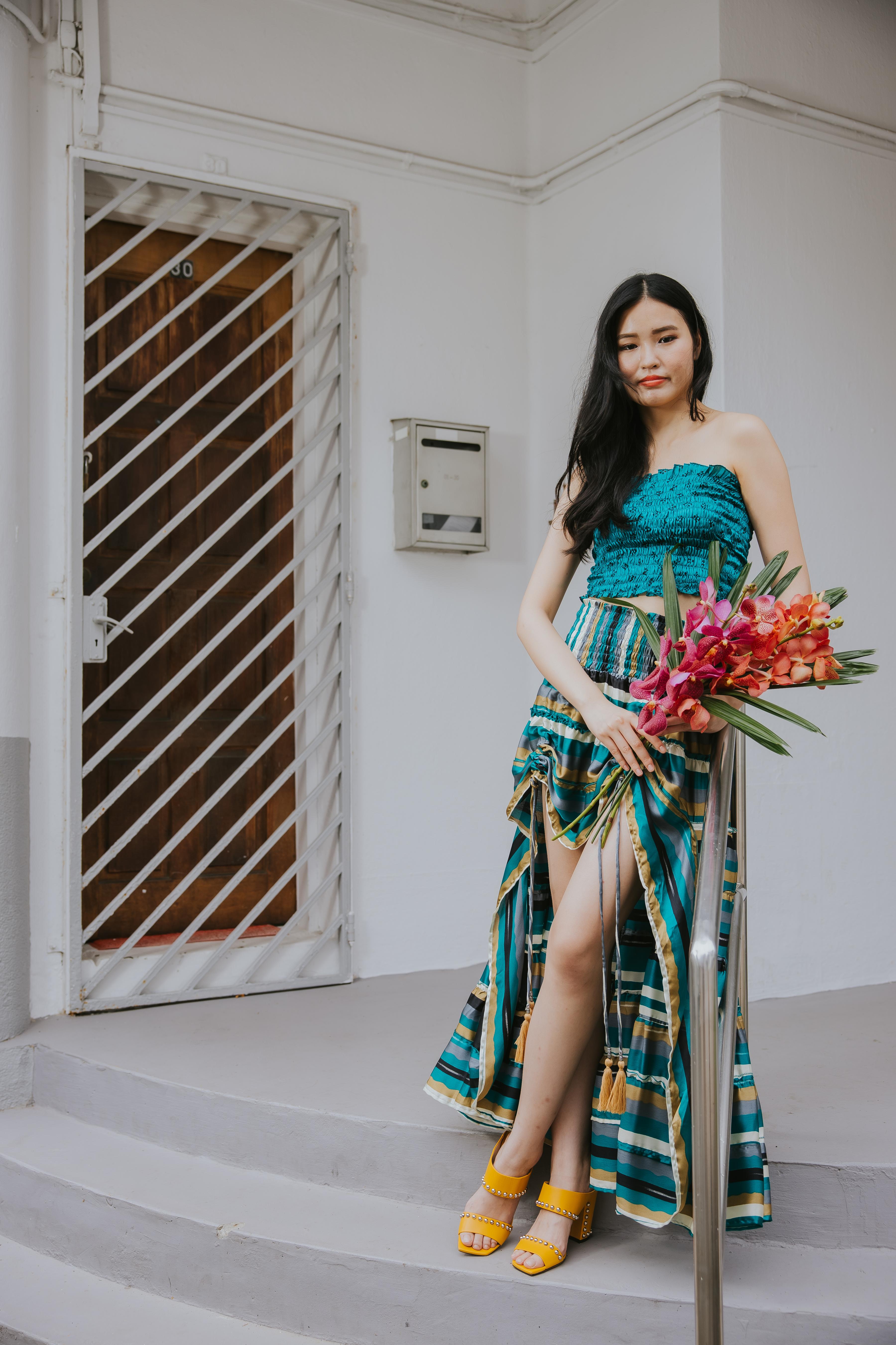 RAJA RANI | Modal Silk Tube Top & Skirt Set