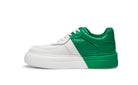 PROJECTWEAR | Fergie Dual Colour Leather Sneaker Green