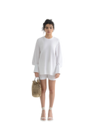 LAYERPLAN | Embroidered Elastic Waist Shorts