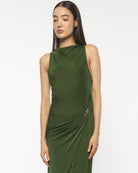 DRESSINGPAULA | Jersey Dress With Gathered Detail