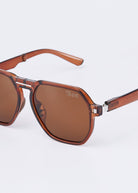 PROJECTWEAR | DAEMYN Polarized Foldable Sunglasses Tea/Black