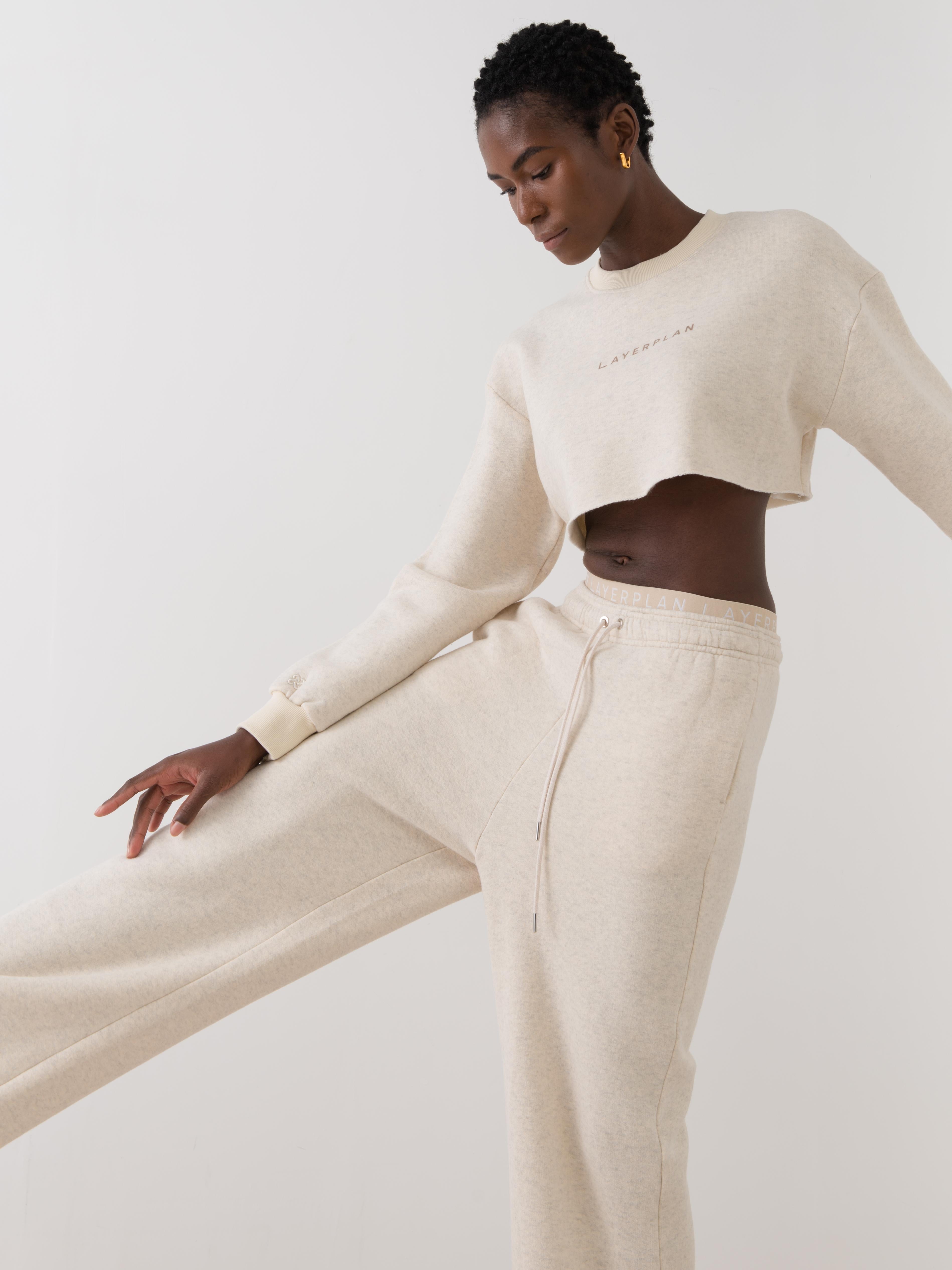 LAYERPLAN | LP Wideleg Logo Sweater Set