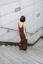 LAYERPLAN | Lena Buckle Linen Maxi Dress