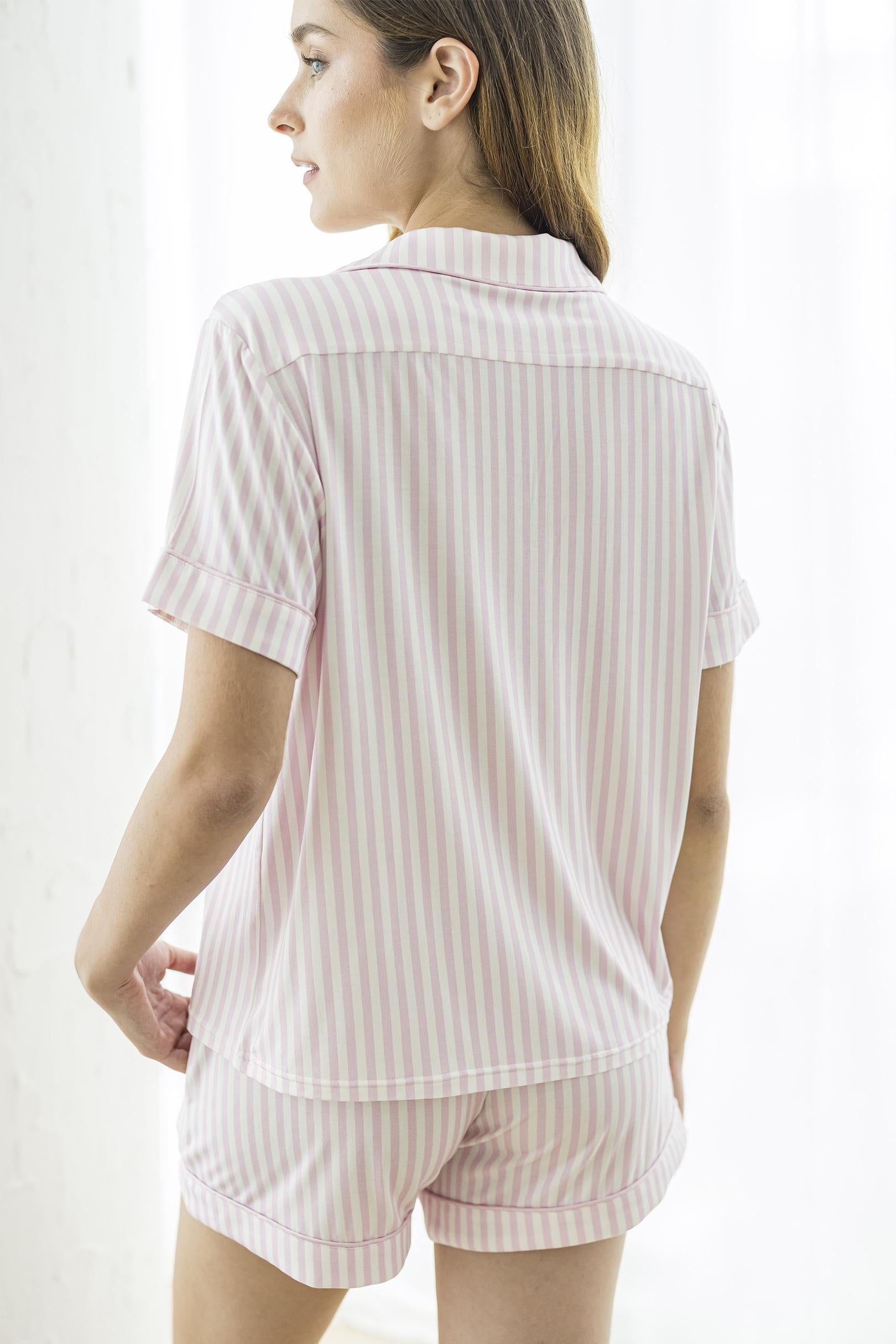 SELENIGHT CO | Signature Pyjamas Set | Pink Stripes