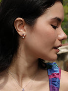 EMBRACE JEWELLERY | Pearl Whisper Drops With Garnet