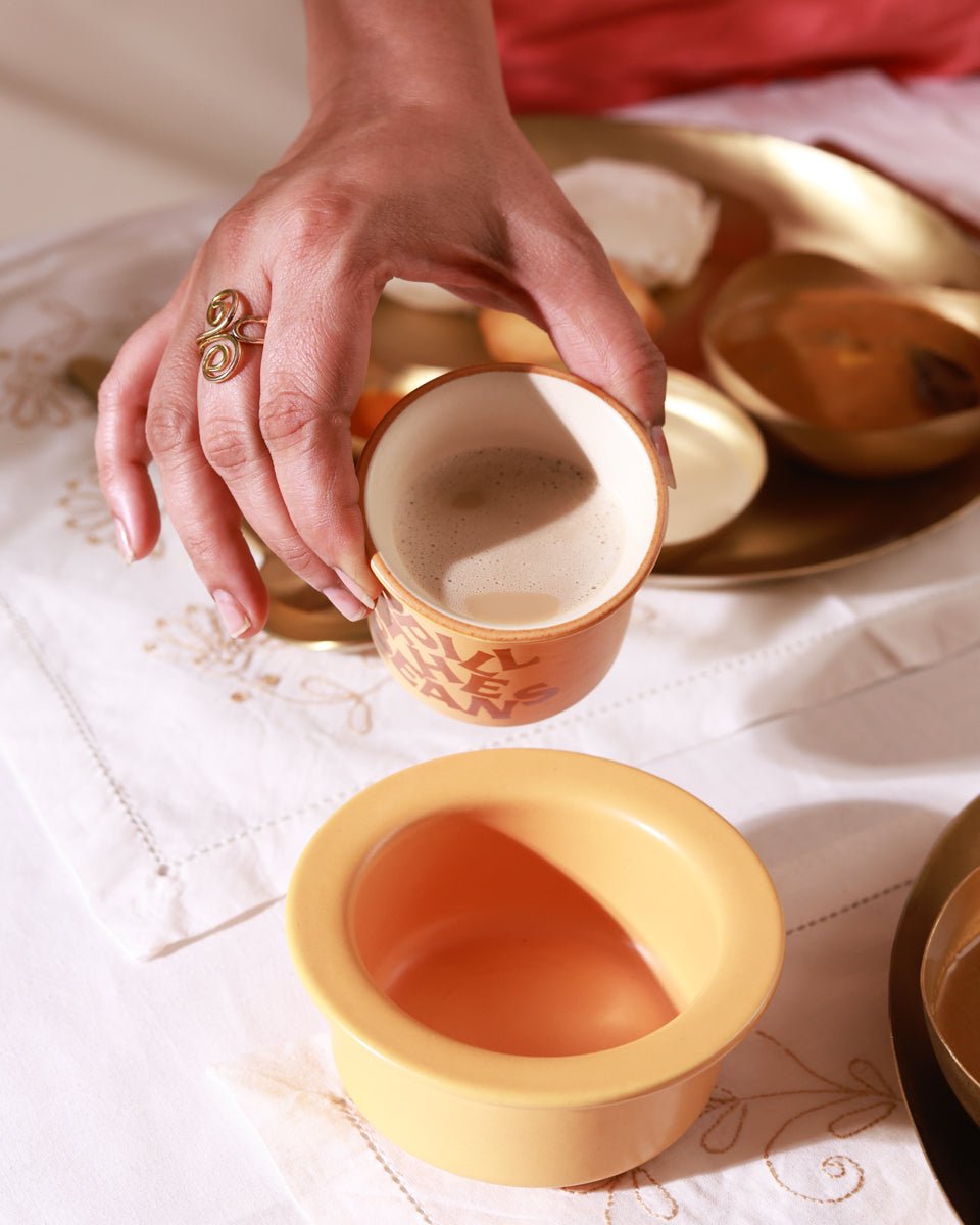 TABLE MANNERS AND CO | Spill the Beans Coffee Set Of 2 Gift Set
