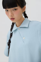 3EIGHTH | Jinwa Knit Tee | Powder Blue