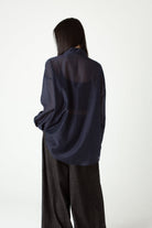 SAERO COLLECTIVE | Malgeun Tencel Shirt | Navy