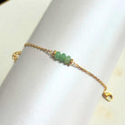 THE ANTECEDENT STORE | B - Trinity Green Aventurine Chain Bracelet