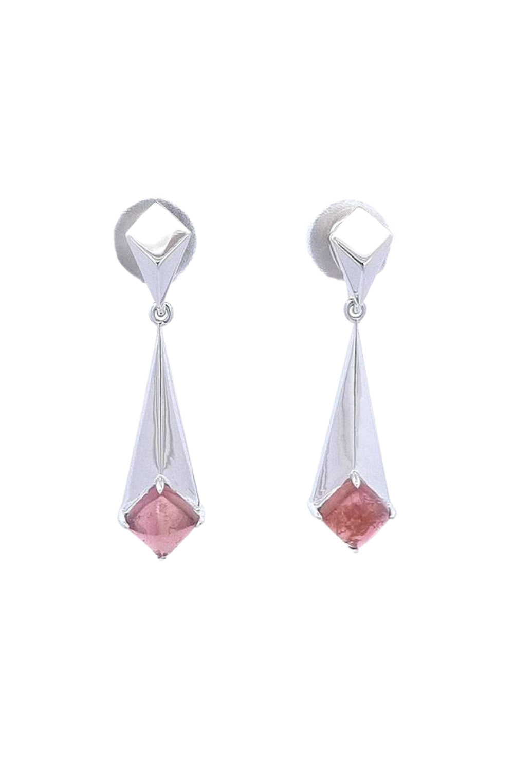 CREATIVE JEWELLERY STUDIO | Tourmaline Stalactite Silver Earrings by Glow byM