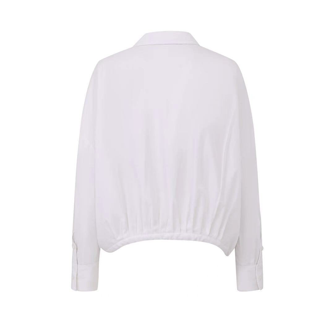 LAYERPLAN | Isolde Drape Gathered Shirt
