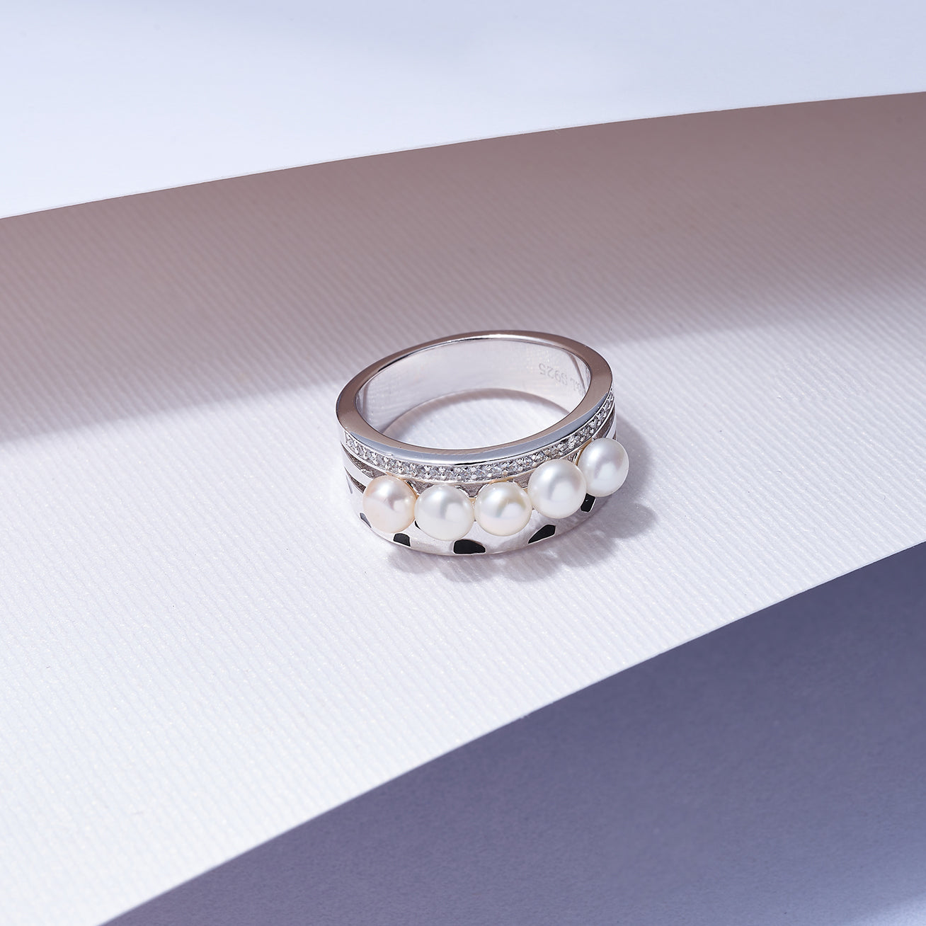 PEARLY LUSTRE | Cheetah Print Pearl Ring WR00263 | SAFARI