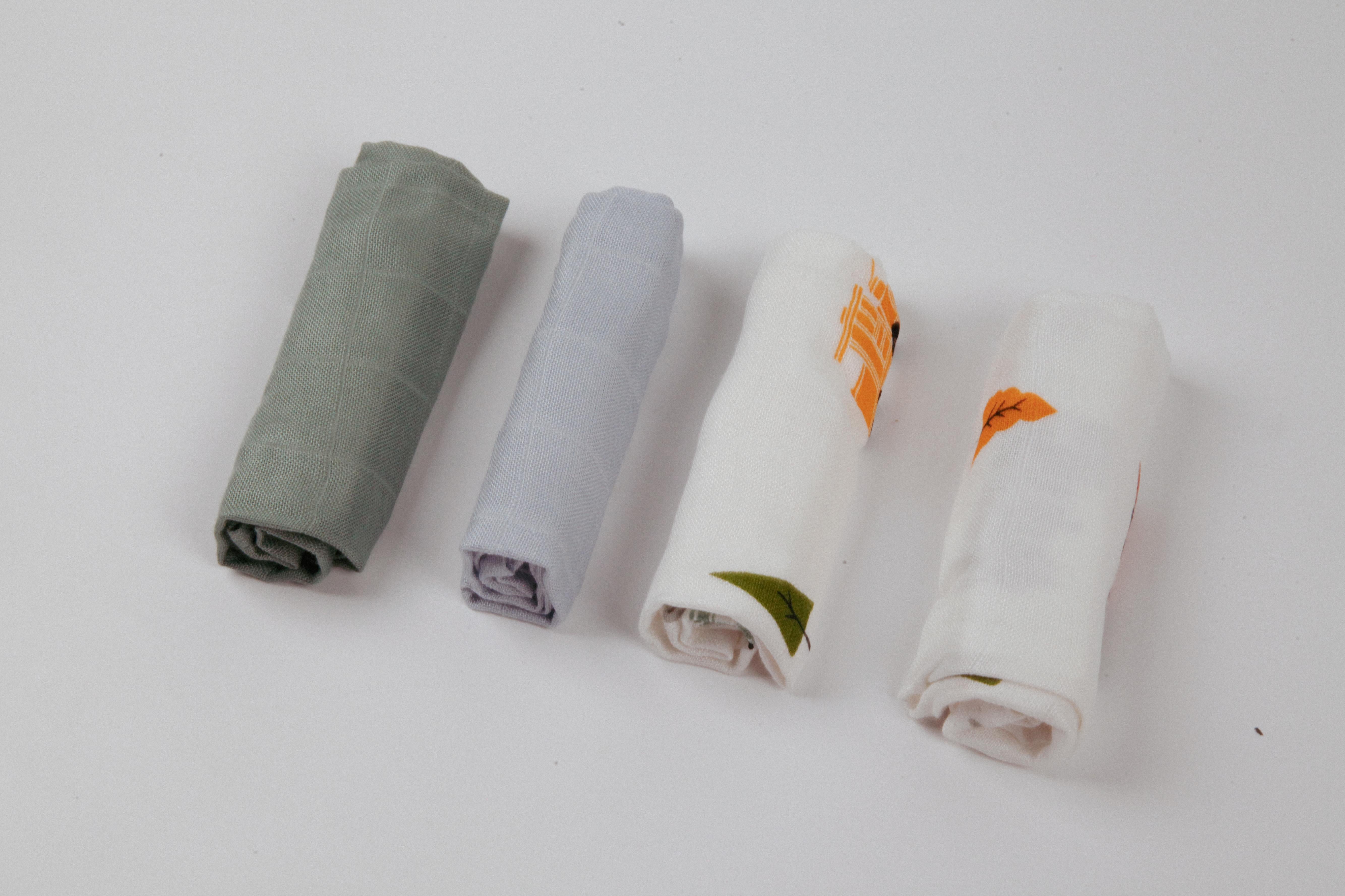 LITTLE REI | LRE Bamboo Wash Cloth 4pc