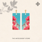 THE ANTECEDENT STORE | Singapore in Bloom Earrings | Bougainvillea