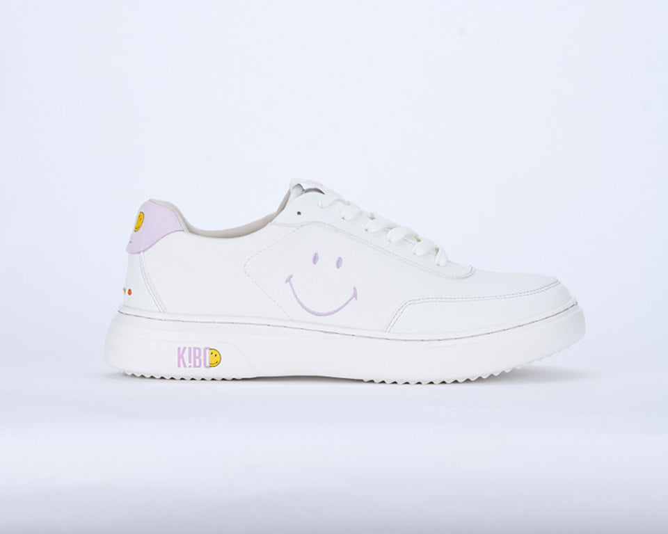 KIBO | Smiley© Stitch - Embroidered Apple Kicks - Lilac