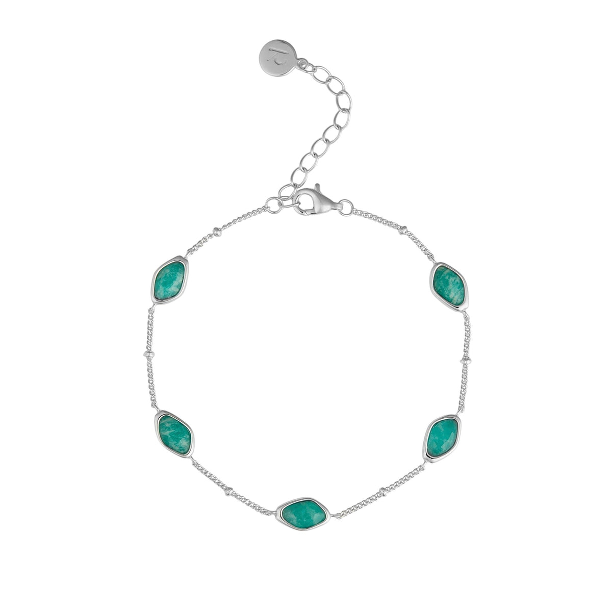 RINA LEE | Courage Amazonite Satellite Chain Bracelet