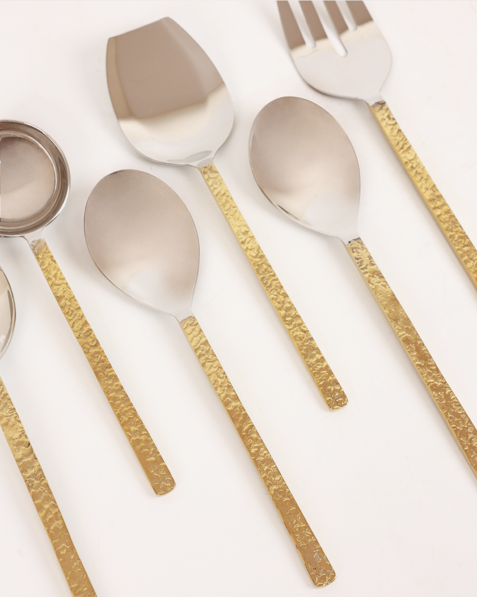 TABLE MANNERS | Fine Frost Serving Set - Set of 6
