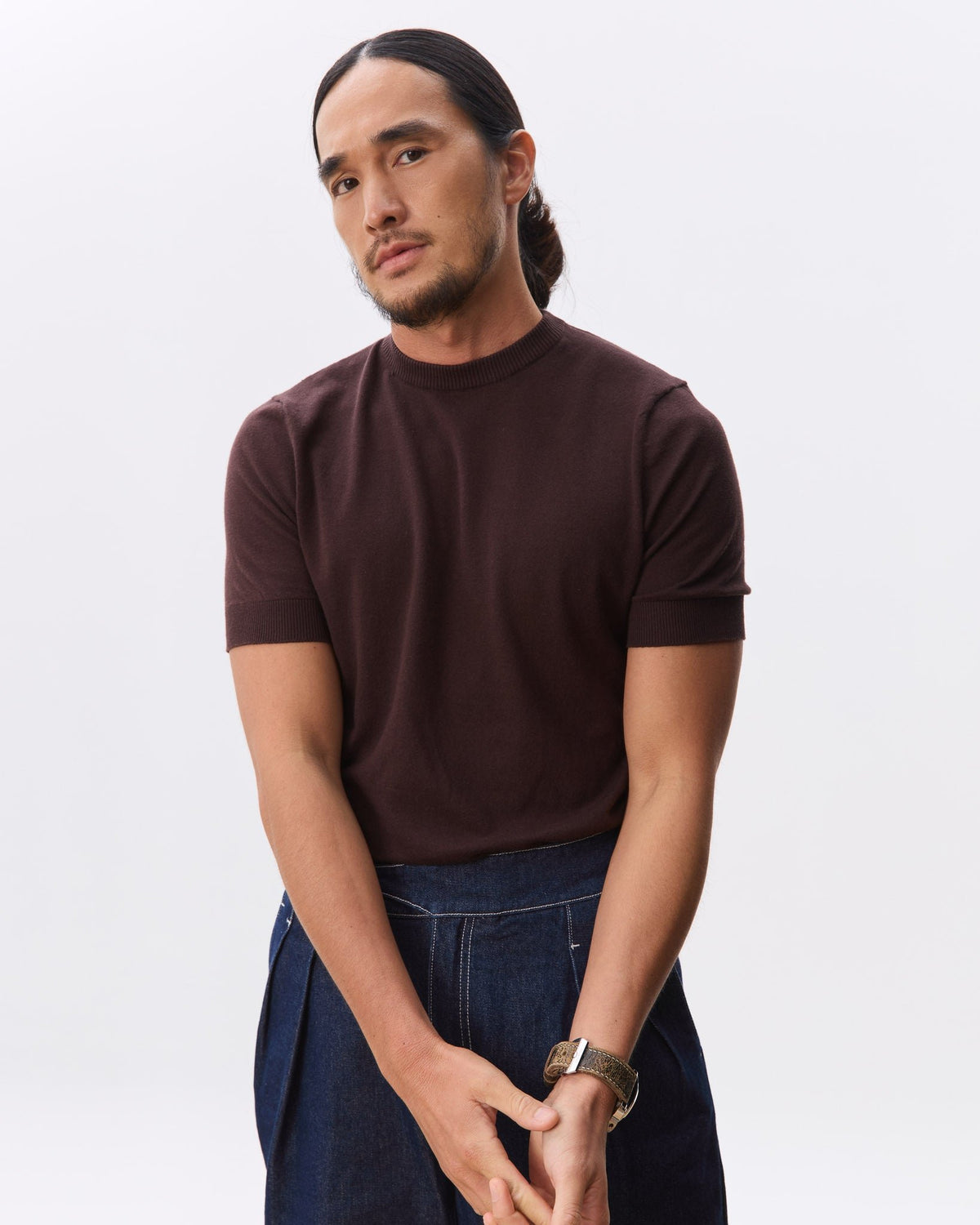 HOUSE OF HOUSE OF ANON PTE. LTD | Otto Mock Neck Knit Top - 100% Cotton