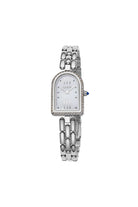 BLACK BY BLUE BRAVE | THCN N· II White Mother-of-Pearl Silver Bracelet Watch