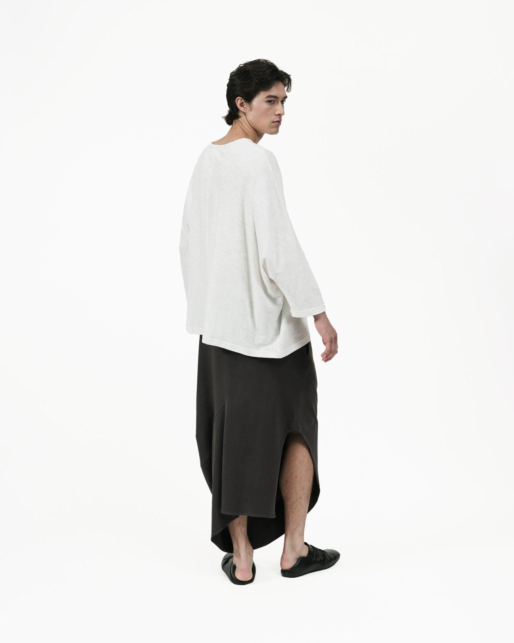 GRAYE | Offset Drape Pullover