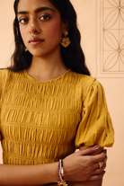 SUI | Golden Glow Kala Cotton Dress