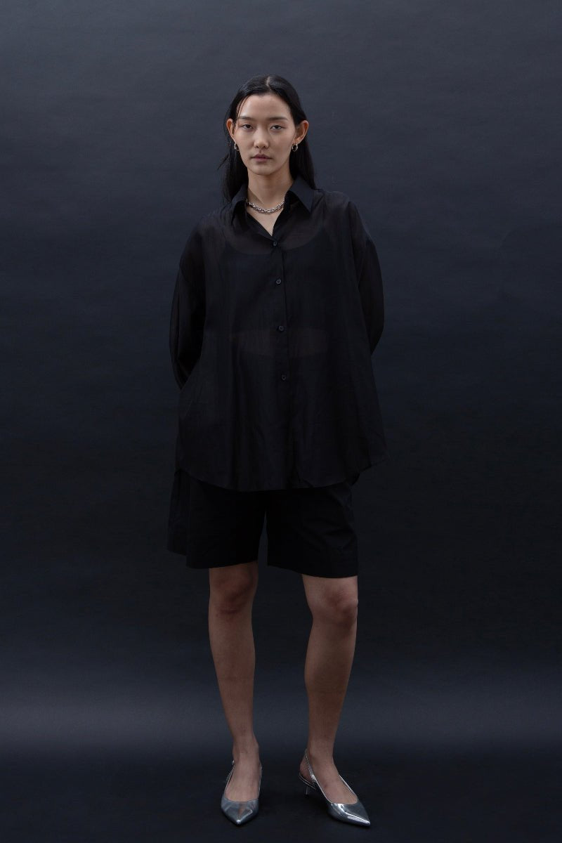 SAERO COLLECTIVE | Malgeun Tencel Shirt | Black