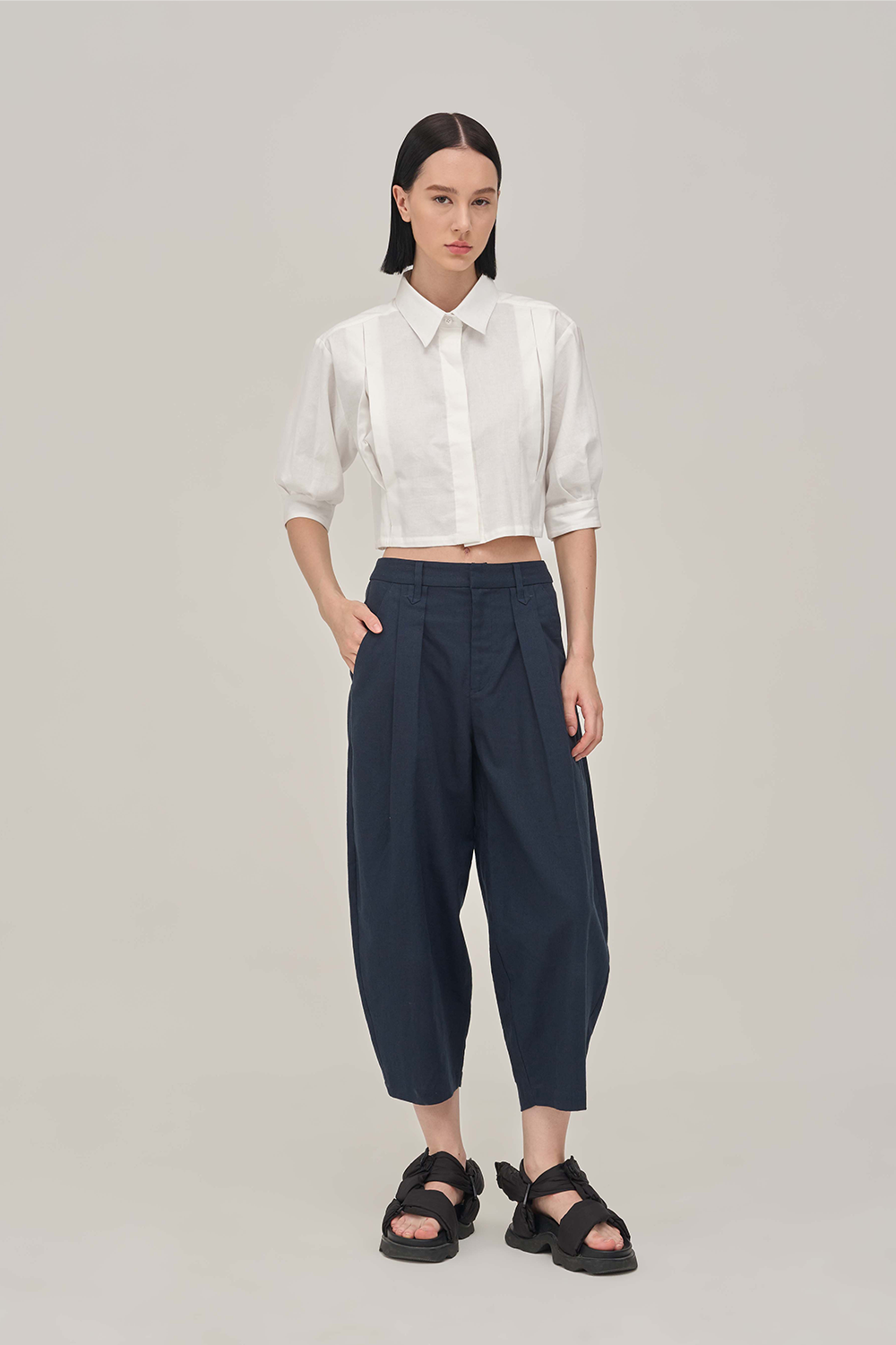 SABRINAGOH | Sherah Crop Shirt