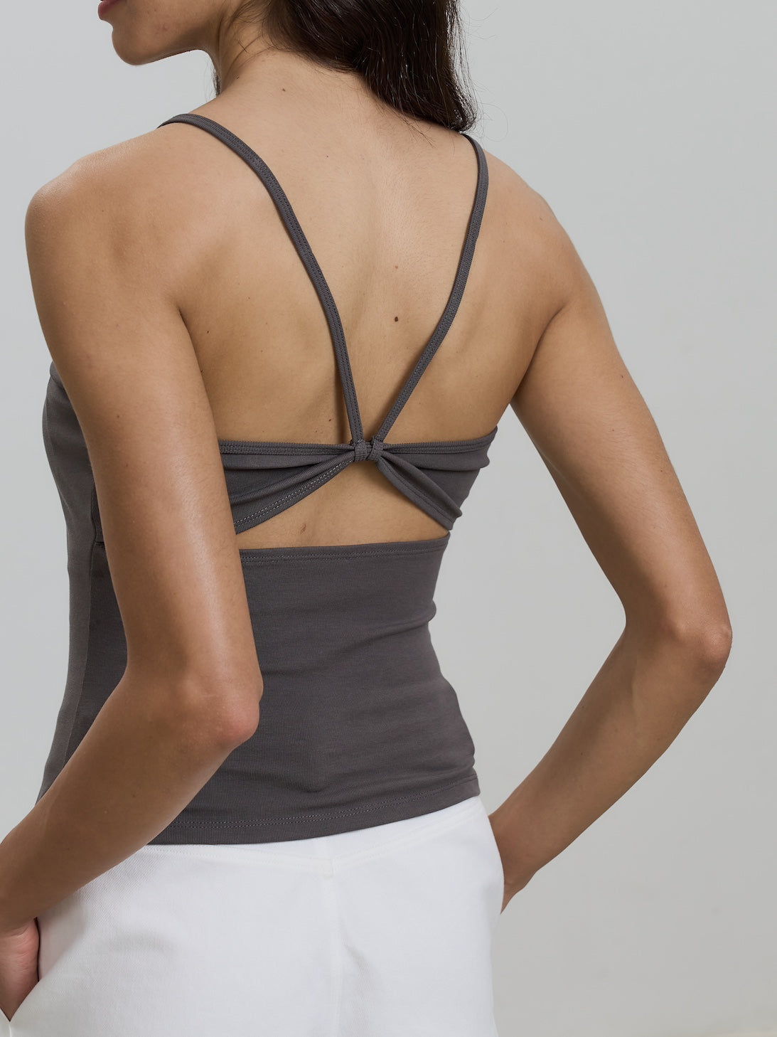 EMVY | Liv Padded Top - Ash Grey