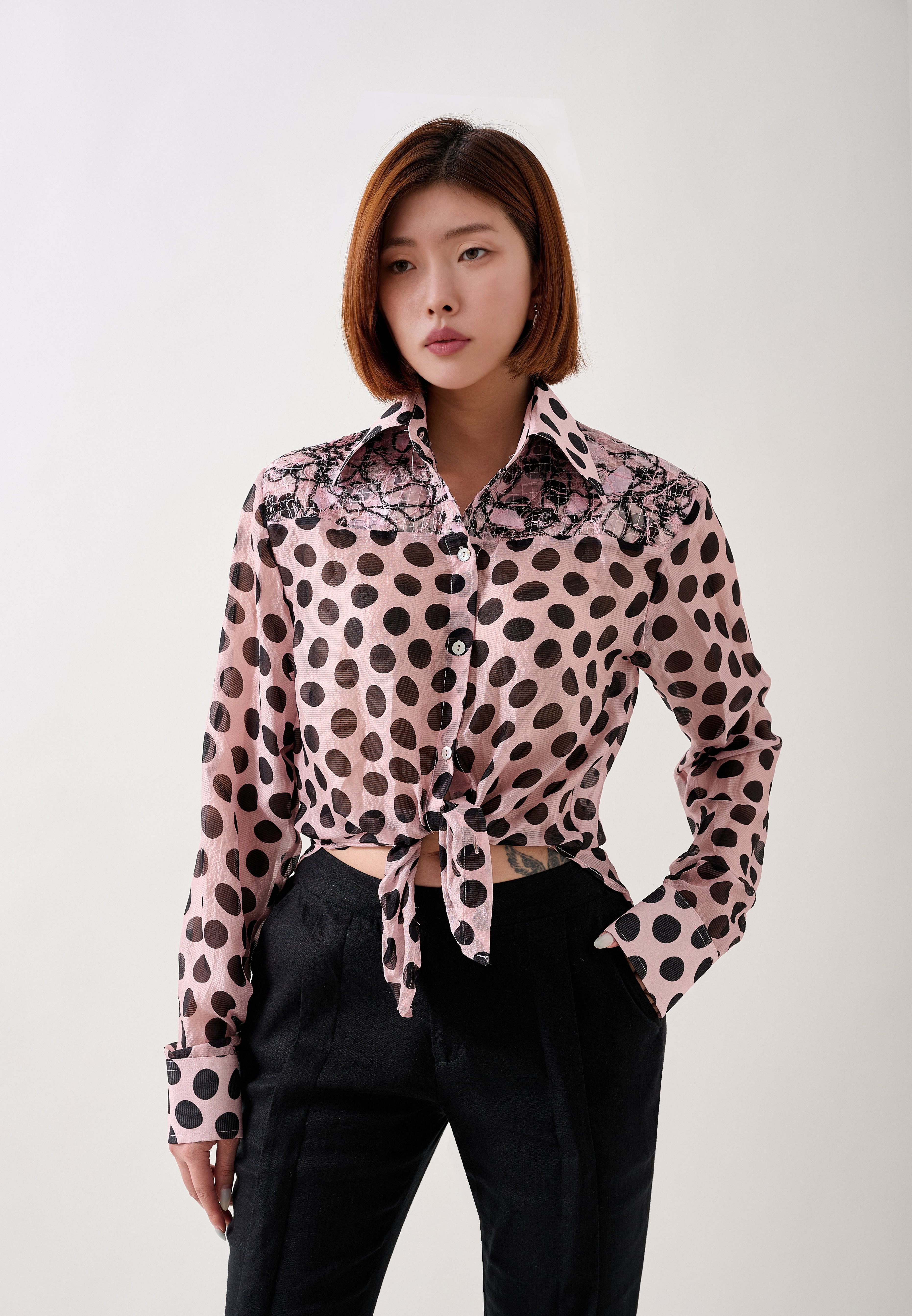 KHAAR | Polka Dot Shirt