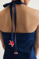 SUI | Deepwater Denim Halter Top