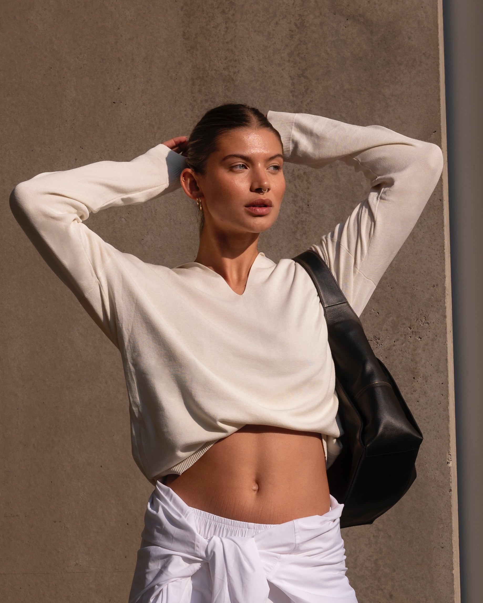 LAYERPLAN | Nerina Cotton Silk Blend Polo