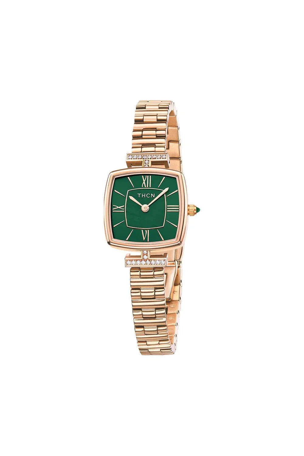 BLACK BY BLUE BRAVE | THCN T· II Green Mother-of-Pearl Dial Bracelet Watch