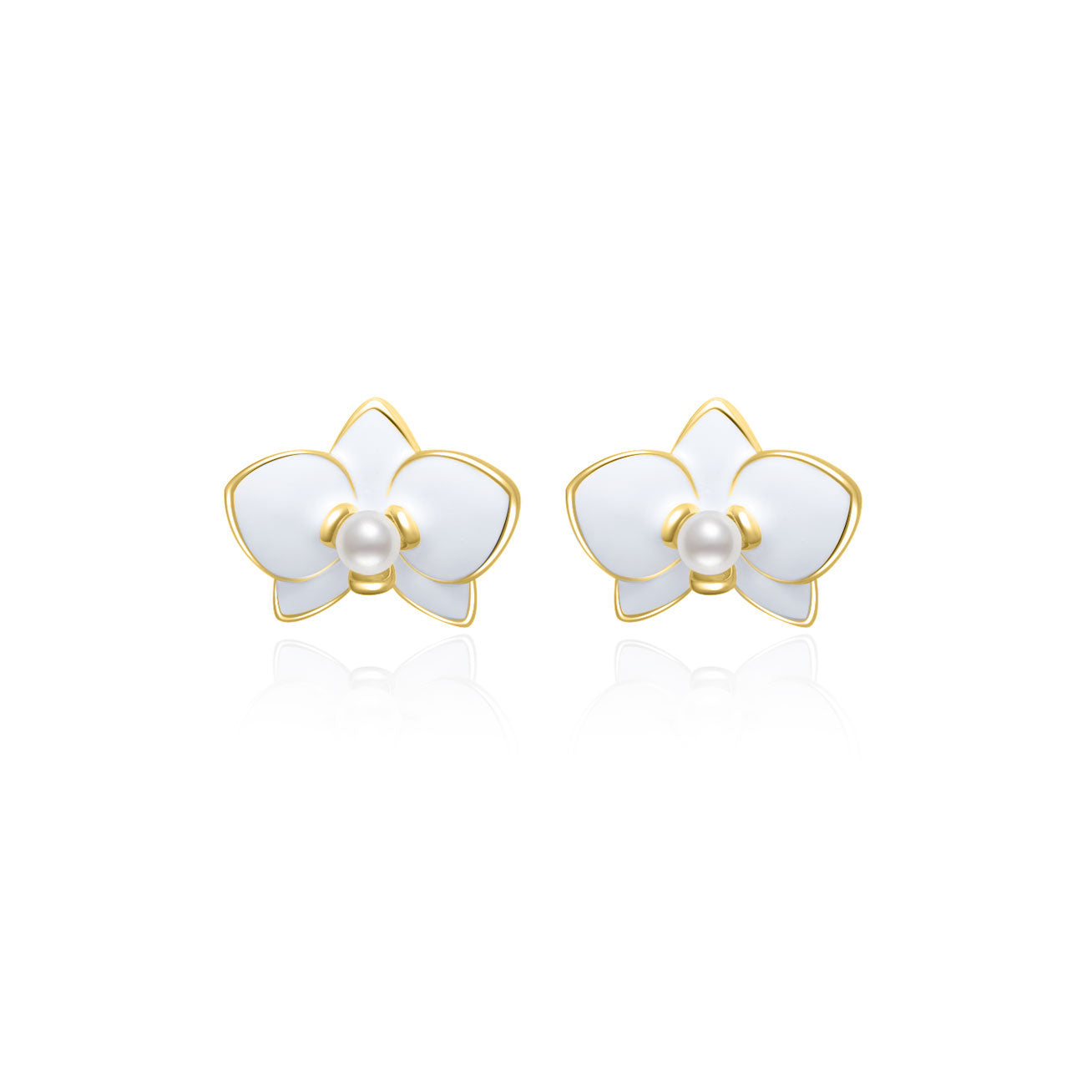 PEARLY LUSTRE | Top Grade Freshwater Pearl Earrings WE00788 | ORCHID