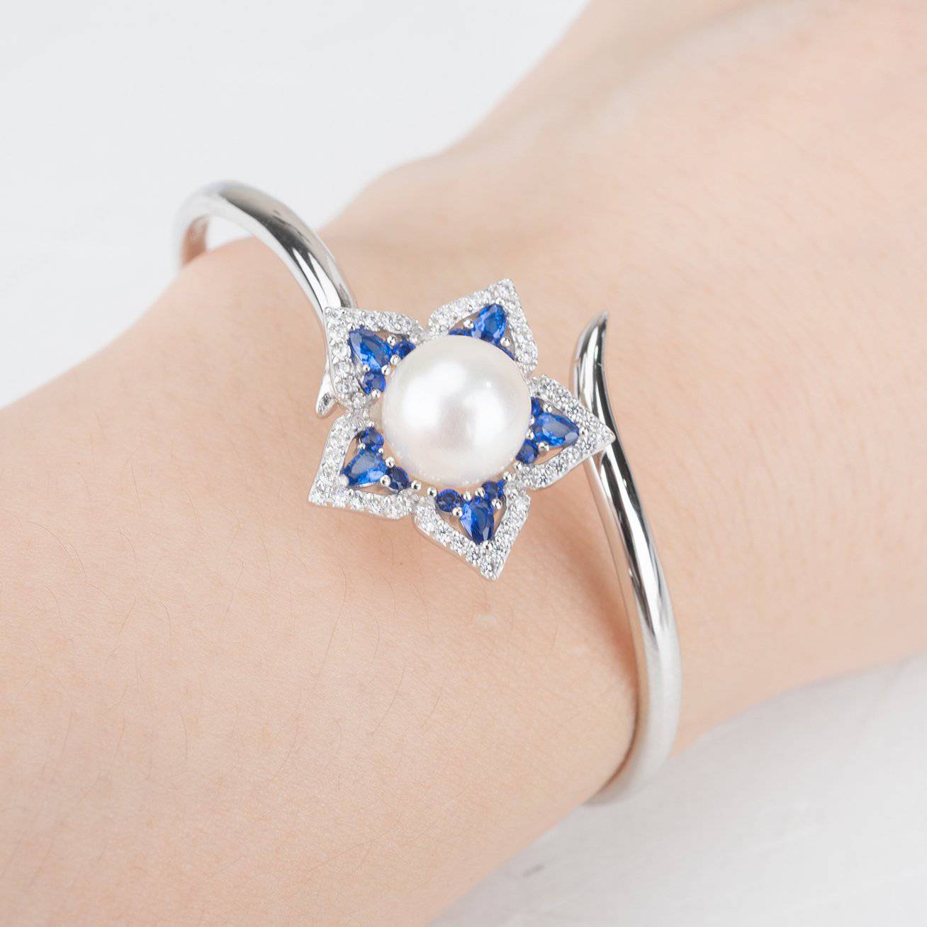 Ocean Star Freshwater Pearl Bracelet WB00029 - PEARLY LUSTRE