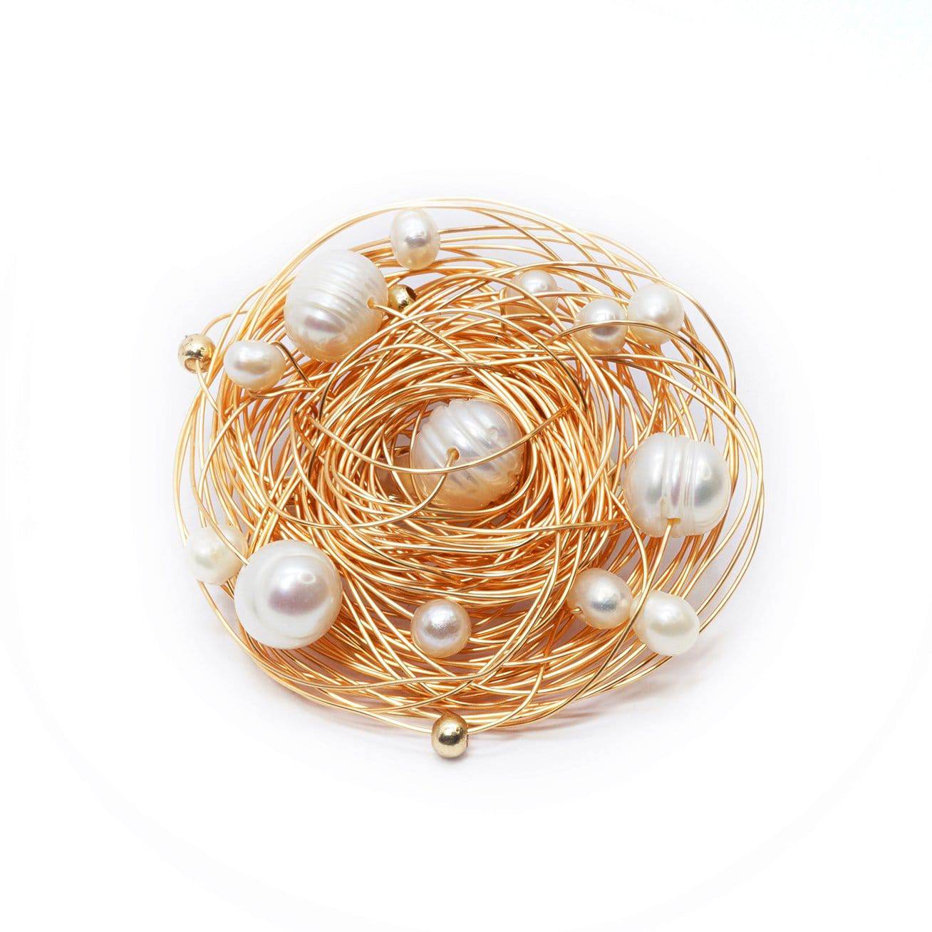 Passion for Life Freshwater Pearl Brooch WC00007 - PEARLY LUSTRE